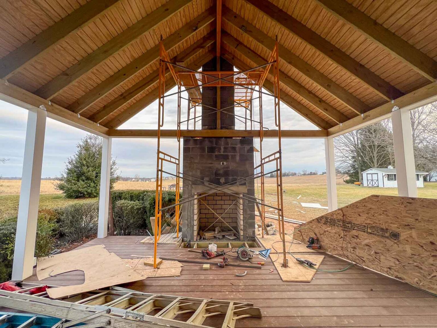 Screen Porch Reveal - The Heathered Nest