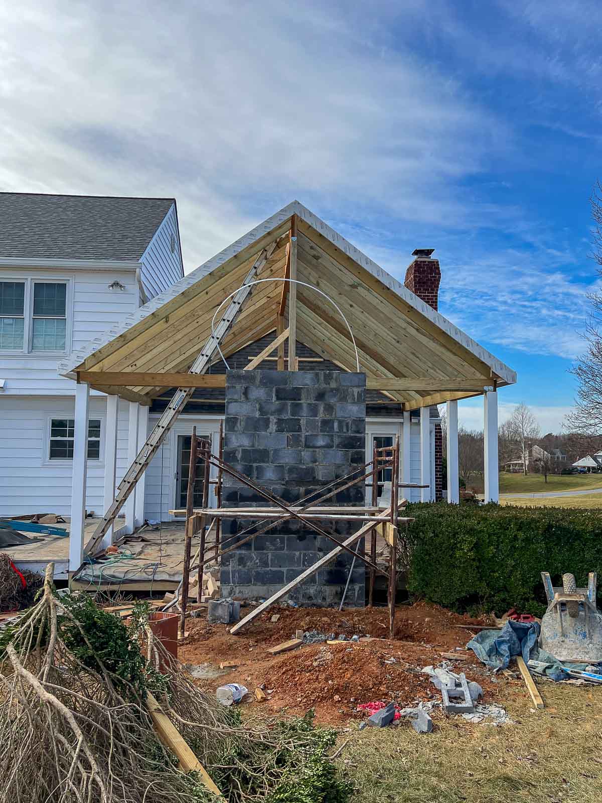 Screen Porch Reveal - The Heathered Nest