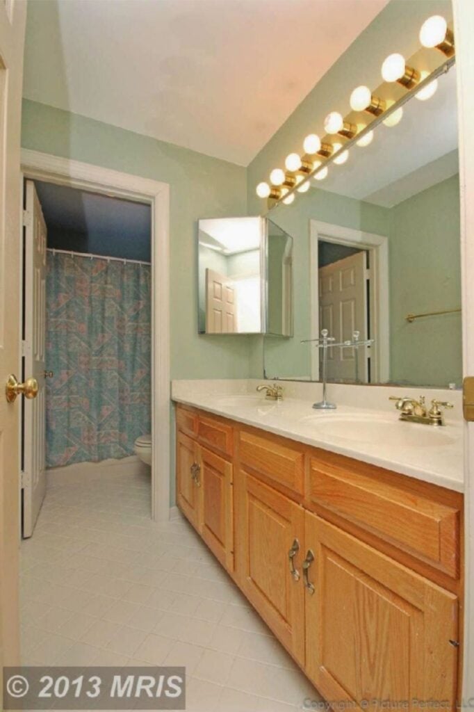 BEFORE shot kids bathroom renovation 